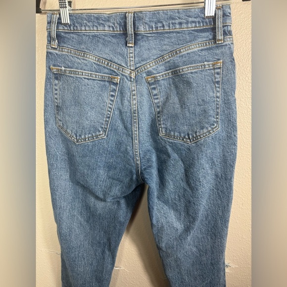 We The Free Skinny Jeans Womens 29 High Rise Distressed Stretch Raw Hem Denim - Picture 4 of 10